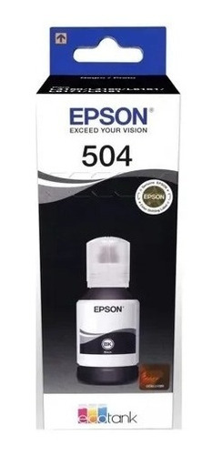 Tinta Epson T504 Negra   Ecotank Tinta  L4150/l4160