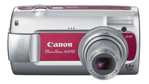 Cámara Digital Canon Powershot A470 7.1 Mp Con Zoom Óptico