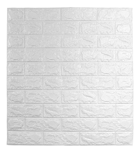 Placa 3d Autoadhesiva Pared Wall Panel Ladrillo 70x77 Cm