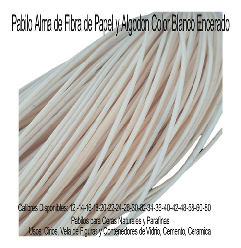 Imagen 5 de 7 de Pabilo Encerado Alma De Papel - Algodon / Ecológico 10 Mts