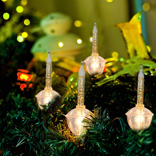 Abejas 4 Paquete De Luces De Burbujas De Navidad Bulbos, De