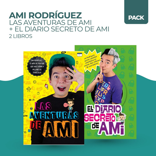 Aventuras De Ami + Diario Secreto De Ami - 2 Libros - Rodrig