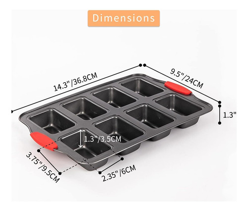 Plazotta 2 Paquetes De 8 Cavidades Sin Stock Mini Moldeador
