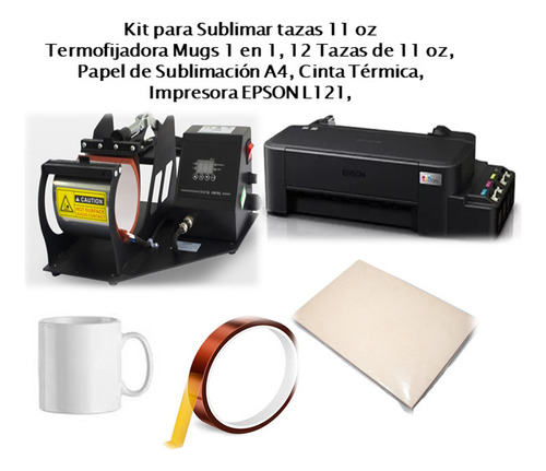 Kit Para Sublimar Tazas 11 Oz