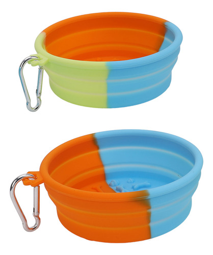 Cuenco De Silicona Para Perros, 2 Unidades, Plegable, Multiu