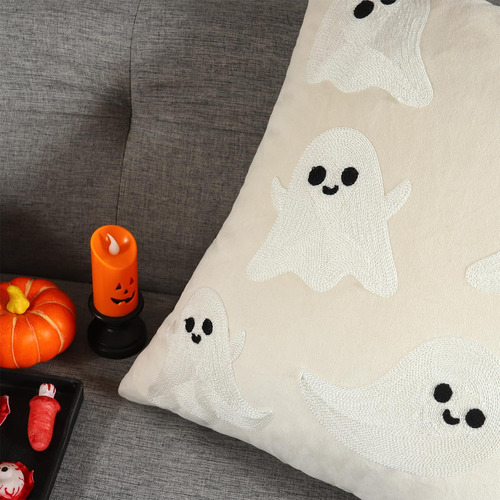 Luoyehk Halloween Pillow Covers 18x18 Set De 2 Lindas Cubier