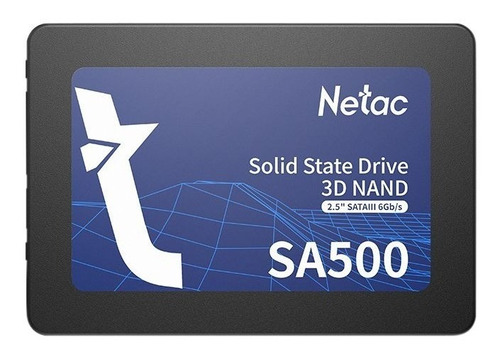 Disco Sólido Ssd 2.5'' 960gb Netac Sa500 Sata 3 (6gb/s) Color Negro azul