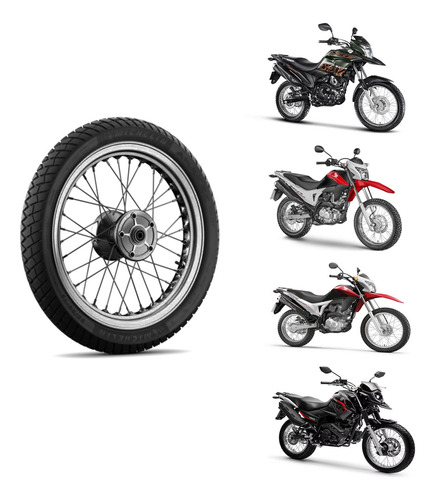 Pneu 110/90-17 60p Tl Michelin Anake Crosser 150 Bros 150