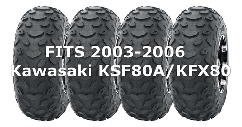 Set 4 2003-2006 Kawasaki Ksf80a/kfx80 Wanda Sport Atv Ti Ugg