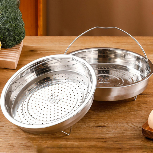 Ff Cesta Vaporera Acero Inoxidable, Olla Vaporera Para 24cm