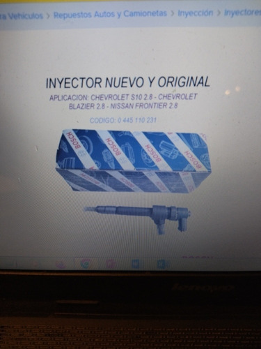 Imagen 1 de 4 de Inyectores Chevrolet S-10 Mwm 2.8 Juego De 4 Bosch ,04451102