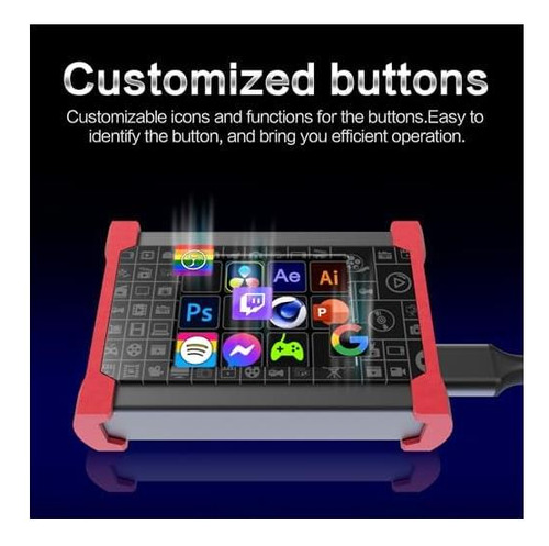 Placa De Captura Com Controlador De Transmissão Macropad E