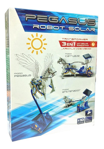 Kit Solar Robot Transformer 3 En 1 Pegaso Pegasus Energía