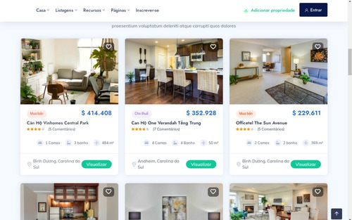 Sistema Imobiliário Multilíngue