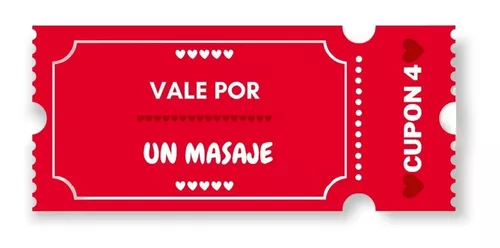 San Valentín 25 +8 Vales De Amor Para Parejas Cupones Regalo