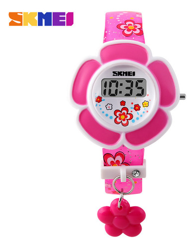 Reloj Electrónico Para Niños Con Diseño De Flores Creativas