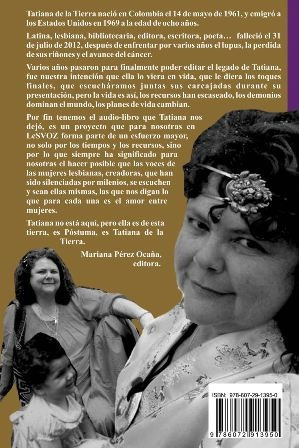 Imagen 2 de 3 de Póstuma, Regáleme Una Canción, De Tatiana De La Tierra