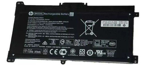 Bateria Hp Bk03xl Ba013dx Ft-ba015dx Ft-ba114dx 14-ba001ns