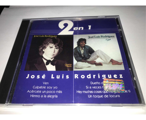 José Luis Rodríguez Cd 2 En 1 Nuevo Original Cerrado