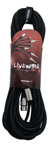 Proel Lw-mc250lu10 Cable De Microfono 10 Metros Xlr