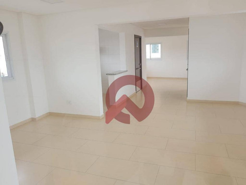 Imagem 2 de 13 de Apartamento Com 1 Dormitório À Venda, 35 M² Por R$ 197.000 - Aviação - Praia Grande/sp - Ap3427