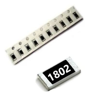 18 K Ohms 1% (20 Unidade) Resistor Smd 0805 18k 2,0mmx1.2mm