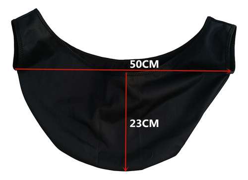 ^ De Boliche Bolsa Accesorios De Negro Negro Negro 50x23cm