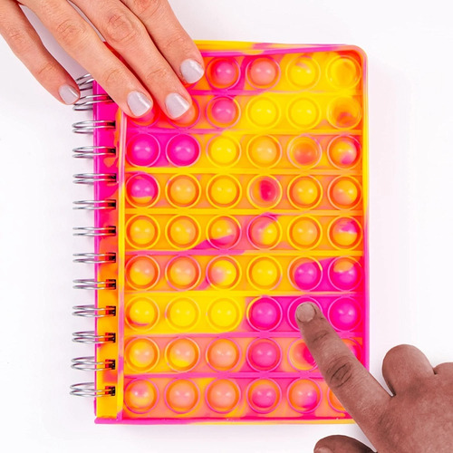 Cuaderno Sensorial Fidgit Pop It Diario Just My Style