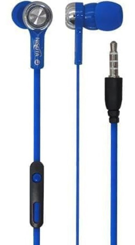 Auriculares In Ear Manos Libres Mp3 Tablet Celular Color Azul