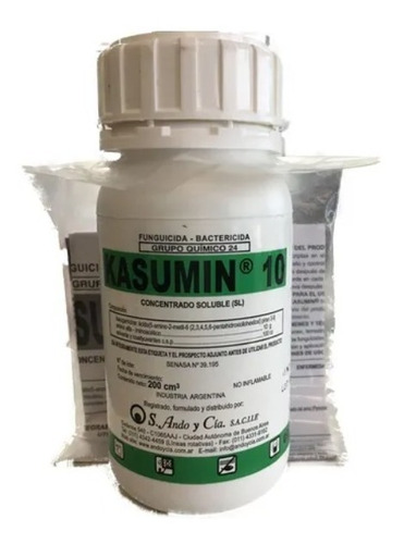 Fungicida Y Bactericida Sistémico Kasumin - Cura Y Previene