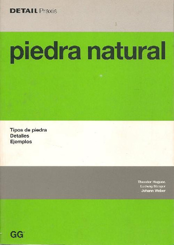 Libro Piedra Natural De Theodor Hugues Ludwig Steiger Johann