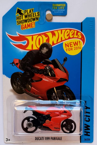 Hot Wheels Ducati 1199 Panigale Roja 2014