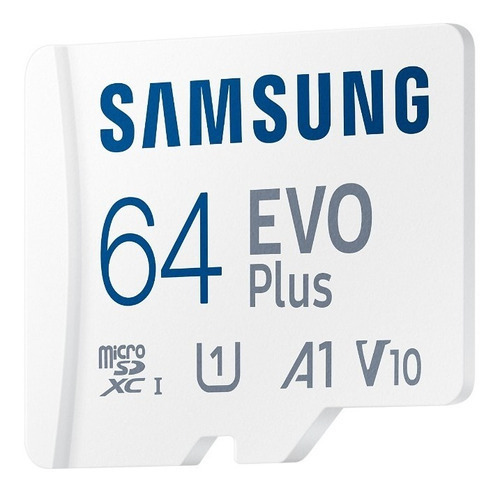 Tarjeta De Memoria Micro Sd Samsung Evo Plus 64gb 130mb/s