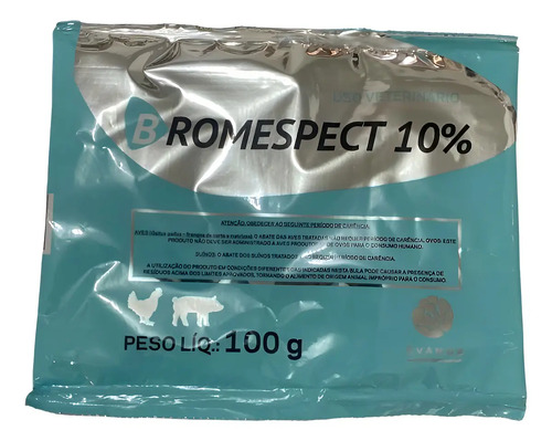 Bromespect 10% 100g Medicamento Respiratório Aves e Suínos