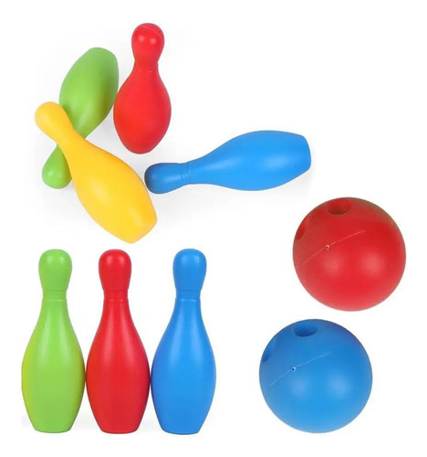 Set De Bowling Palitroques Mini Bolos Juego Para Niños Niñas