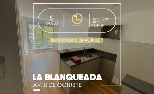 Alquiler/ Apartamento / 1 Dormitorio/ La Blanqueada/ Edificio Ventura
