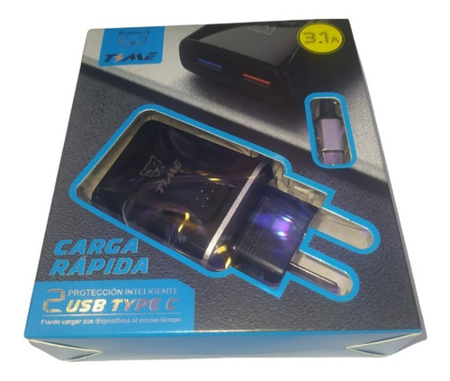 Imagen 2 de 4 de Cargador Carga Rápida Tipo C Motorola Samsung Xiaomi LG