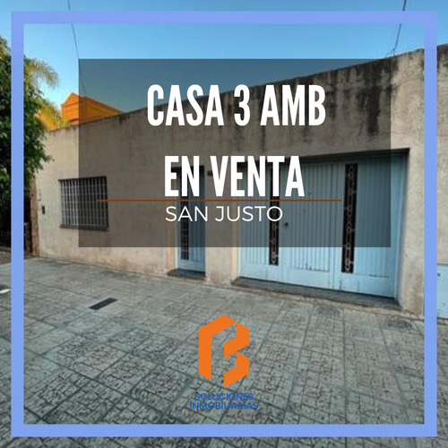 Casa En  San Justo De 3 Ambientes