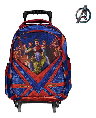 Mochila Infantil Marvel Avengers Infinity War C Rodinhas