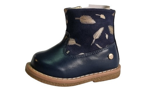 Botas Opaline Azules Con Plateado, Nuevas