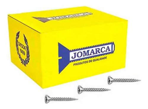 Parafuso autoperfurante cabeça chata de aperto phillips com rosca chipboard Jomarca Model O - 16mm  X  4mm