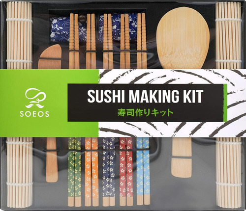 Kit De Elaboración De Sushi Para Principiantes De Soeos, Kit