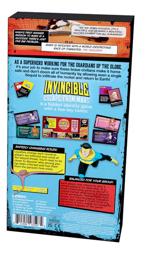 Invincible: Escape From Mars: Juego De Mesa De Enfrentamient