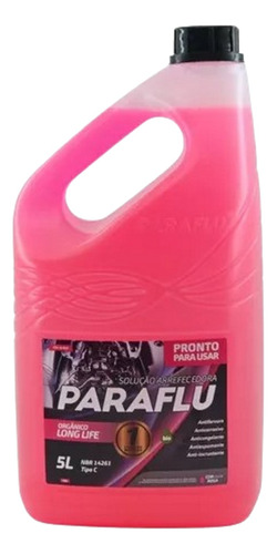 Aditivo Para Radiador Paraflu Rosa 5 Litros Pronto Para Uso