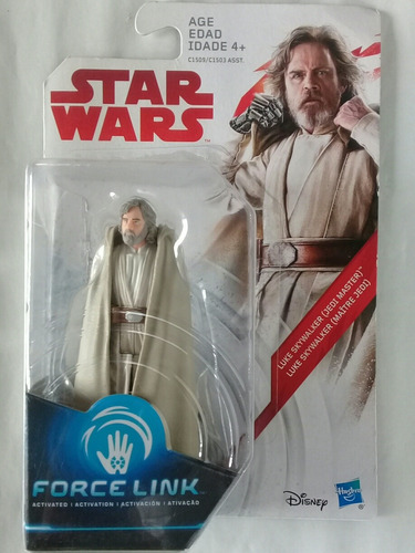 Star Wars Luke Skywalker Jedi Master Force Link  Toy