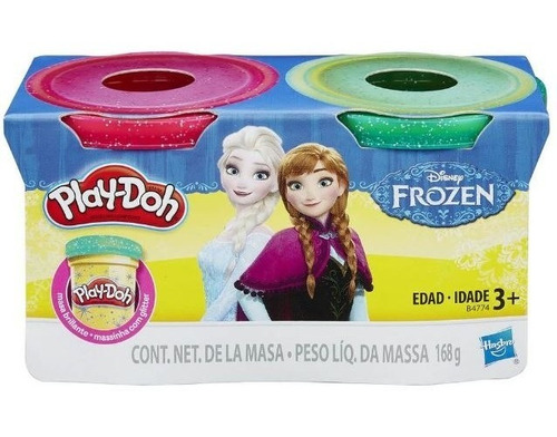 Pack 2 Masas Play Doh Frozen Brillante