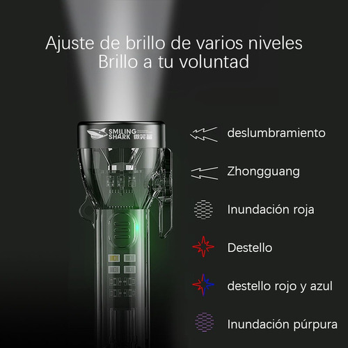 Recargable Usb Mini Linterna Led Lmpermeable Larga Distanci