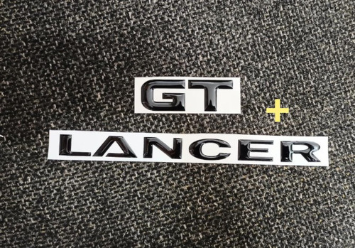 Kit Adesivos Relevo Emblema Lancer E Gt Porta Frente Malas