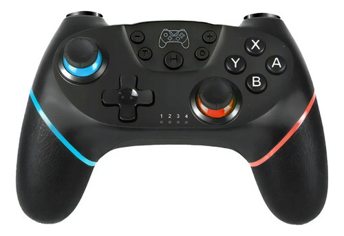 Controlador Turbo Pro inalámbrico Bluetooth para Nintendo Switch E PC, color negro