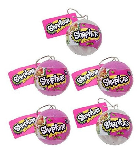 5 shopkins Bolas De Navidad Juguete 2016